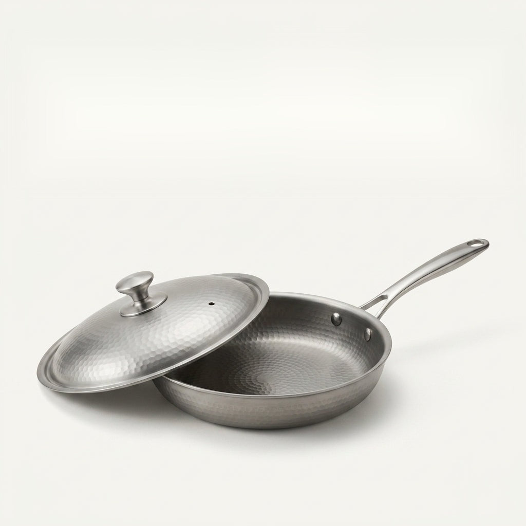 Titan-Bratpfanne 26 cm mit Titandeckel