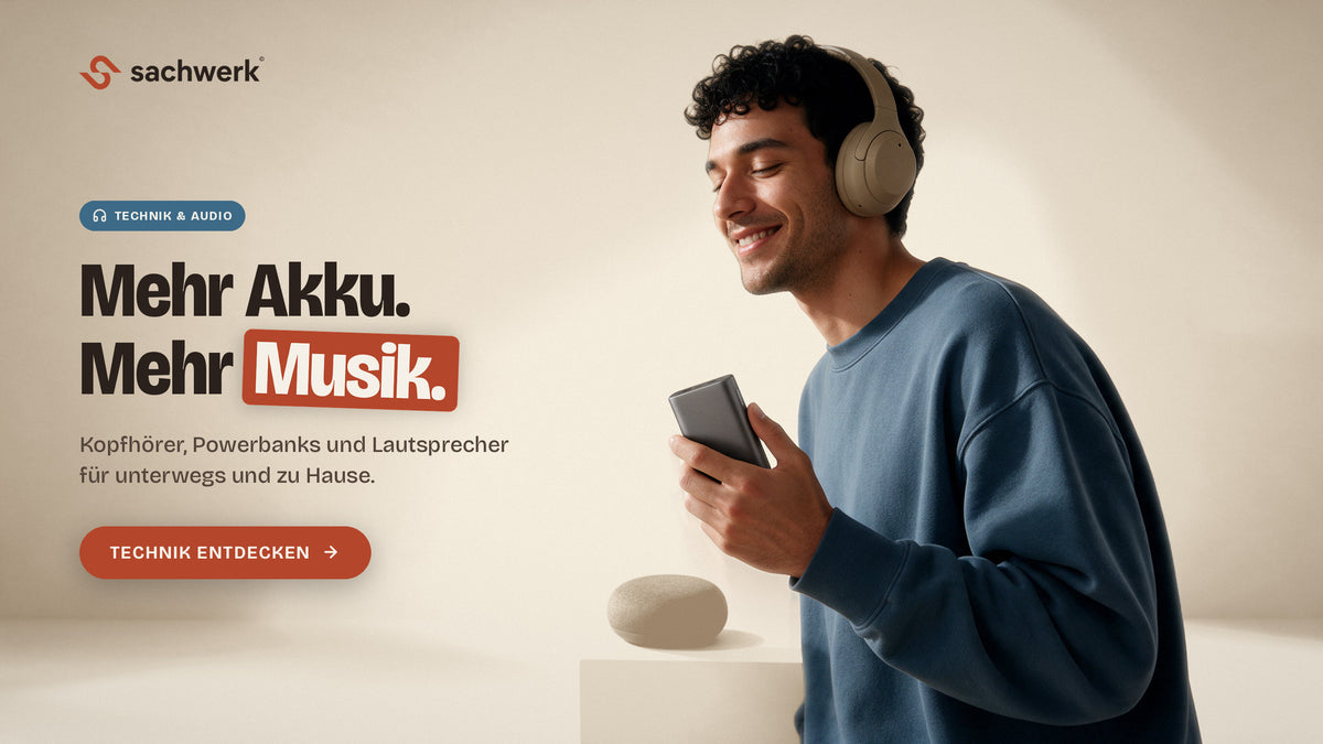 Mehr Akku. Mehr Musik. Technik entdecken