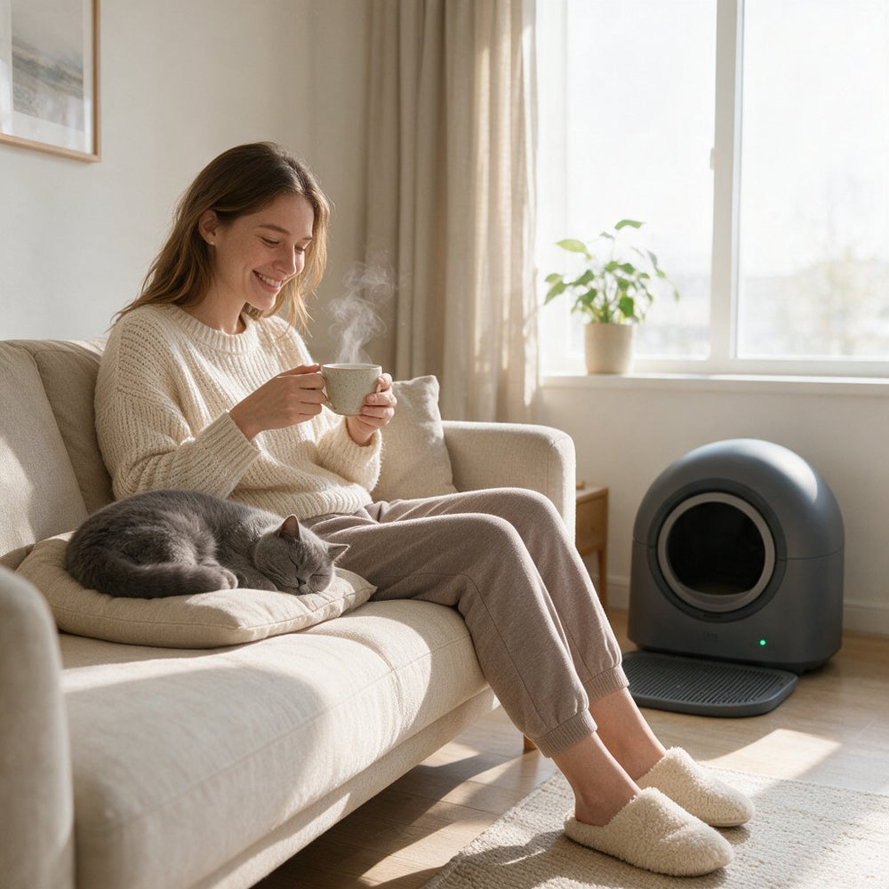 KlarKlo | Selbstreinigende Katzentoilette mit App